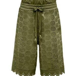 Fenty PUMA scallop eyelet culottes shorts S